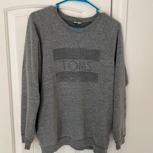 TOMS Grey Sweatshirt Crewneck